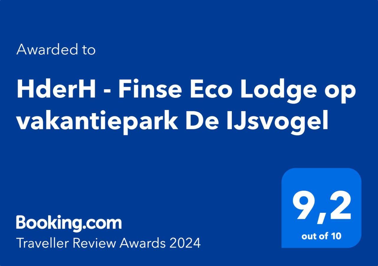 Hderh - Eco Lodge Op Vakantiepark De Ijsvogel, Zwembaden, Kids Fun, Natuur En Rust Voorthuizen Esterno foto